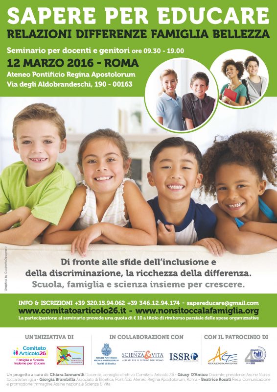 SAPERE PER EDUCARE DEF Programma-A4-FR-013 Pagina 1